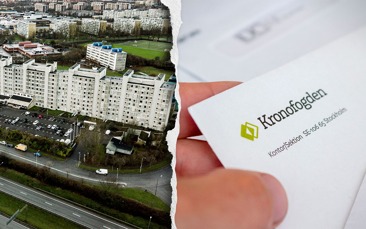 Kinesiska muren i Malmö och Kronofogdens logga.