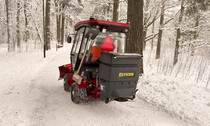 Snöröjning pågår i hela kommunen