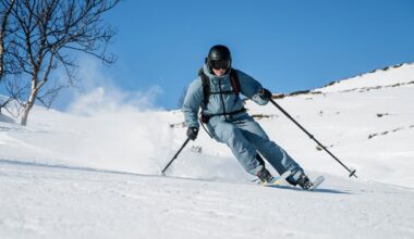 Här återanvänds vindkraftens rotorblad i slalomskidor