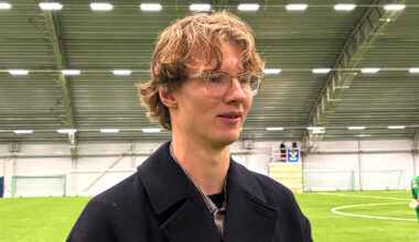 Djurgårdens August Priske med locket på om Birmingham-ryktena