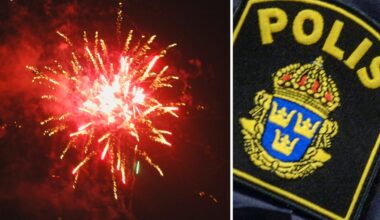 Polisen ryckte ut till raketskjutning i Visby