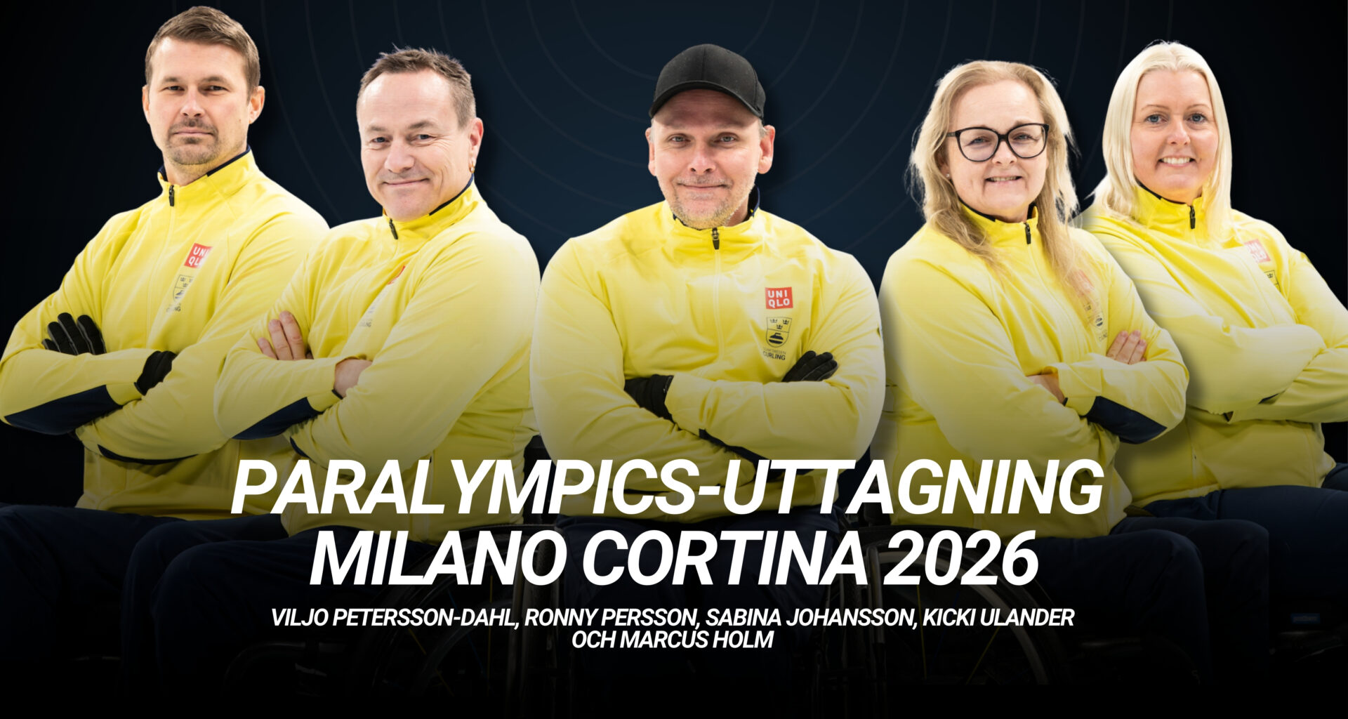 Fem rullstolscurlare har fått klartecken för Paralympics!