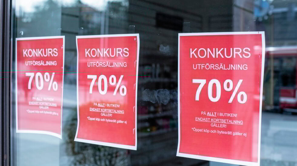 Minskat antal konkurser - men flera branscher hårt drabbade