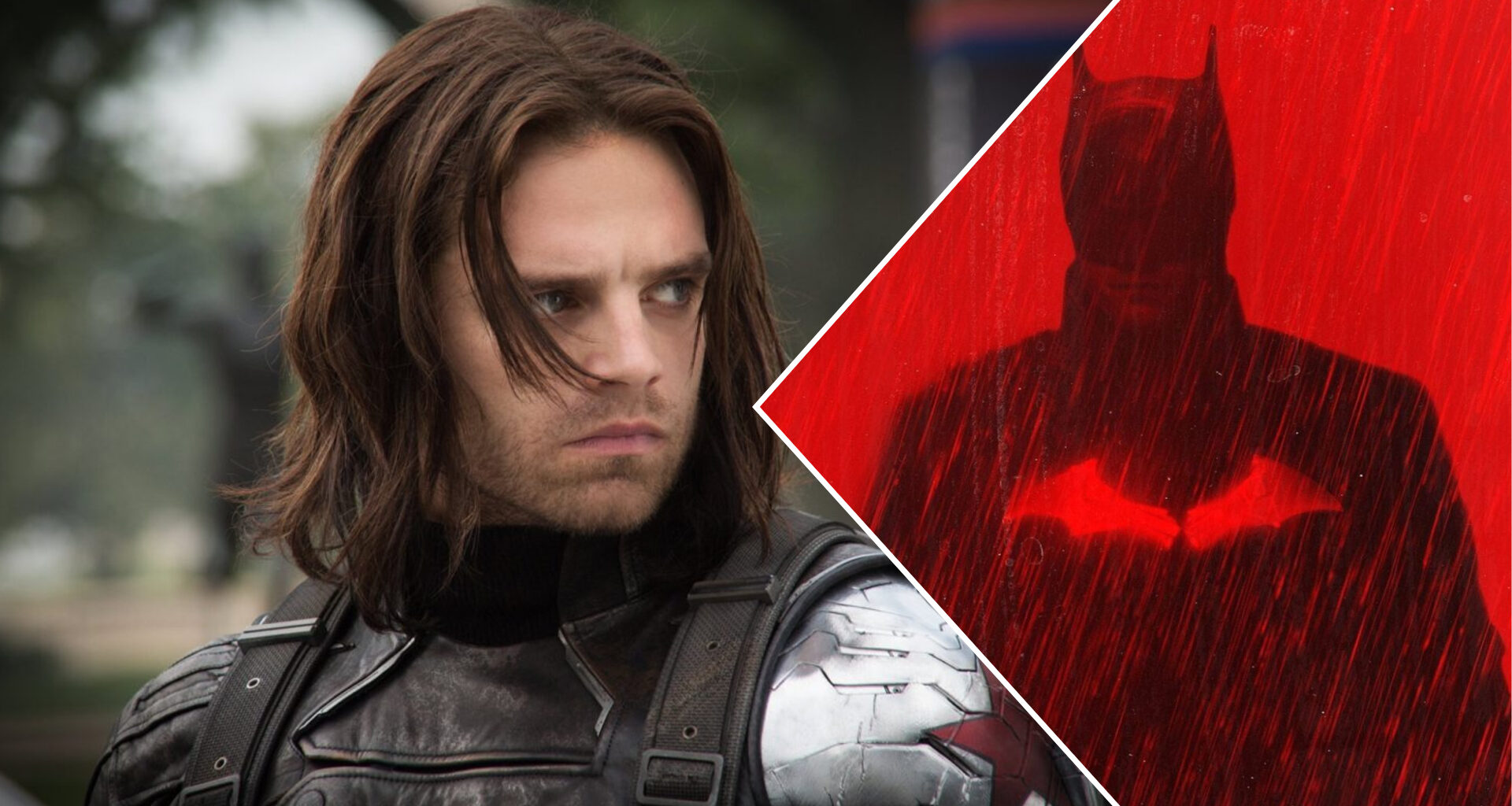 Sebastian Stan och Batman.