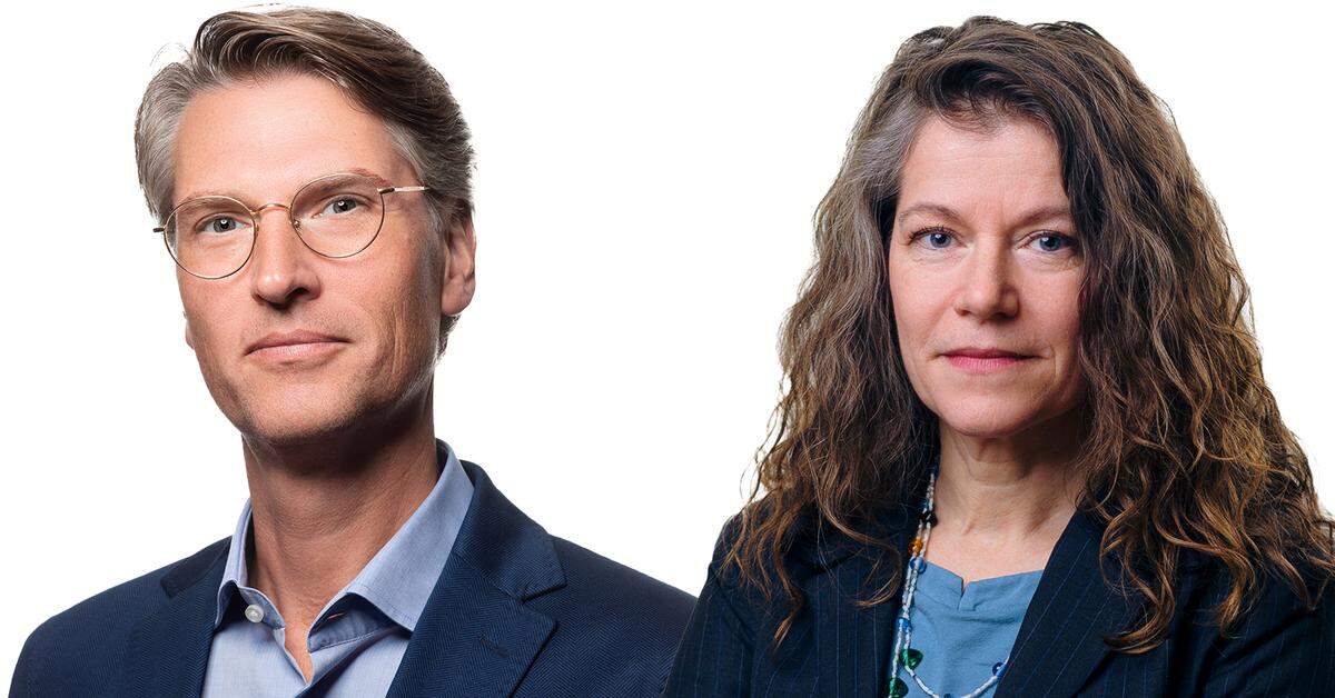 Fredrik Sjögren, policyansvarig EU-frågor, och Cemille Üstün, policyansvarig EU:s inre marknad.