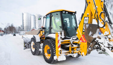 Snöröjning i Haninge