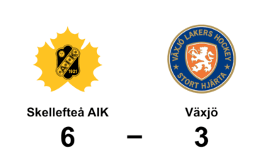 Skellefteå AIK fortsätter segersviten mot Växjö - Västerbottens-Kuriren
