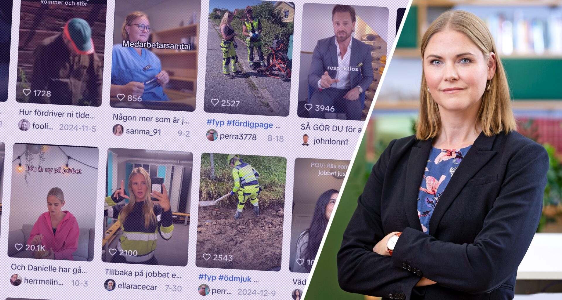 ”Tänk efter innan du tiktokar i jobbet”