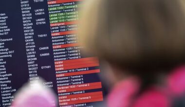 Många inställda flyg på grund av stormen - Västerbottens-Kuriren