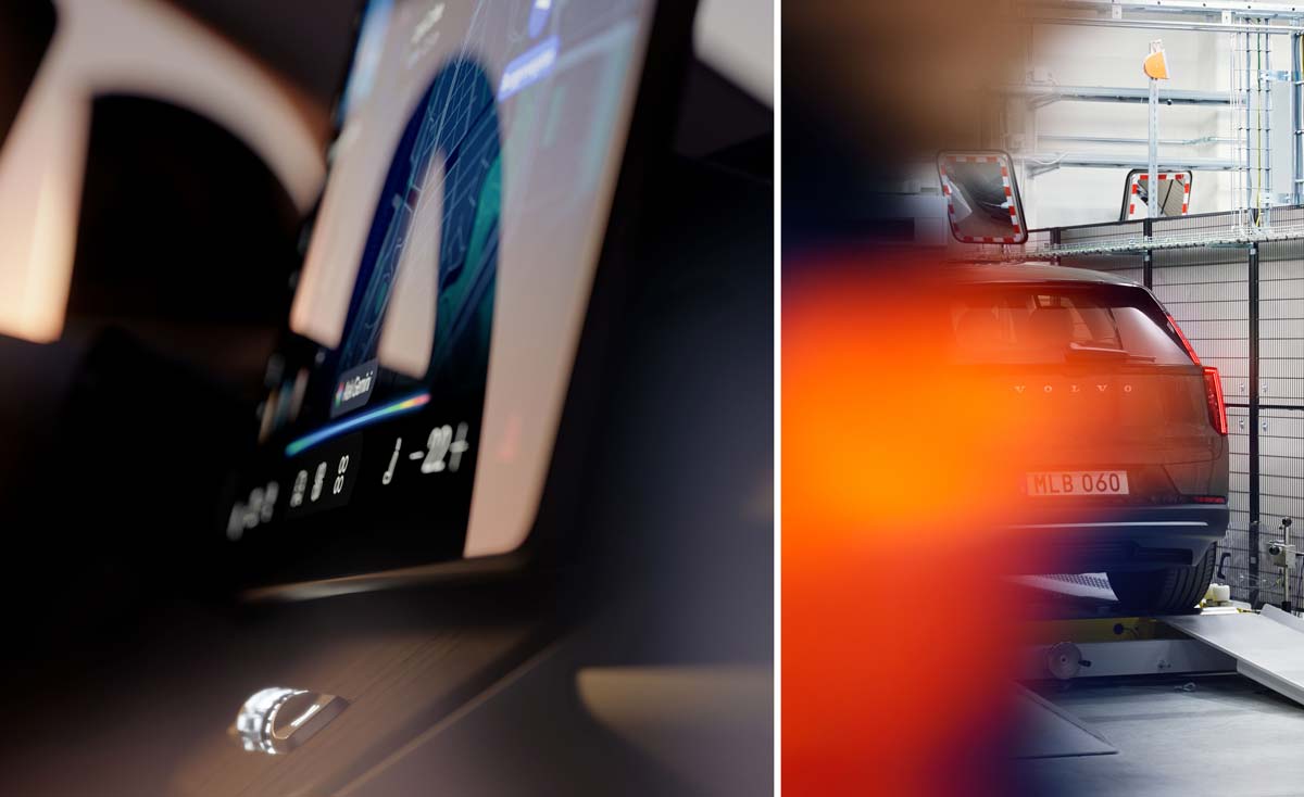 Volvo växlar över till liggande pekskärm i nya Volvo EX60 – Allt om Elbil