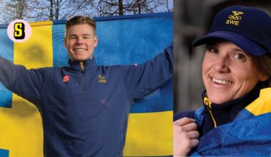 Sara Hector och Walter Wallberg blir svenska fanbärare på OS-invigningen