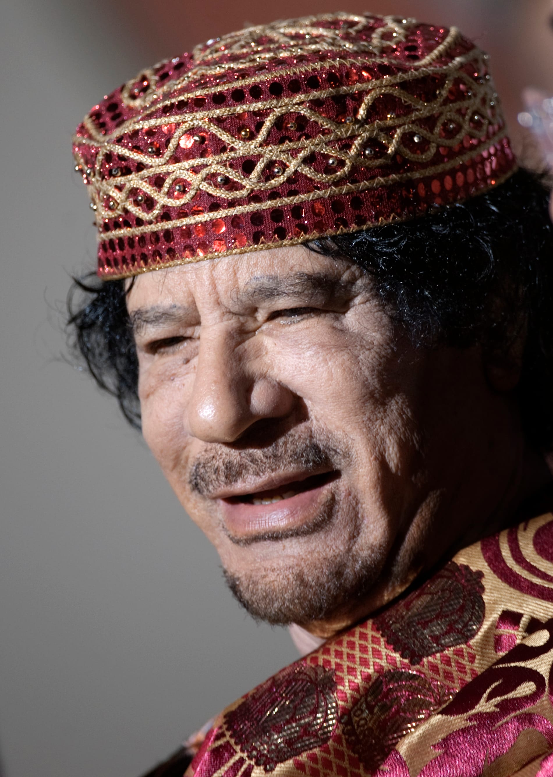 Libyens störtade diktator Muammar Gaddafi 2009.