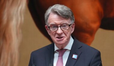 Mandelson lämnar överhuset efter nya Epsteinfiler