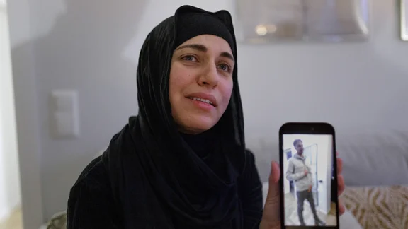 Filmen från den morgonen är den sista Sanabel har på sin son.