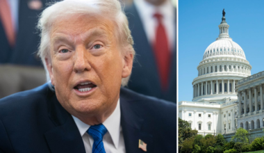 Trumps tuffa ord inför valet sågas inifrån