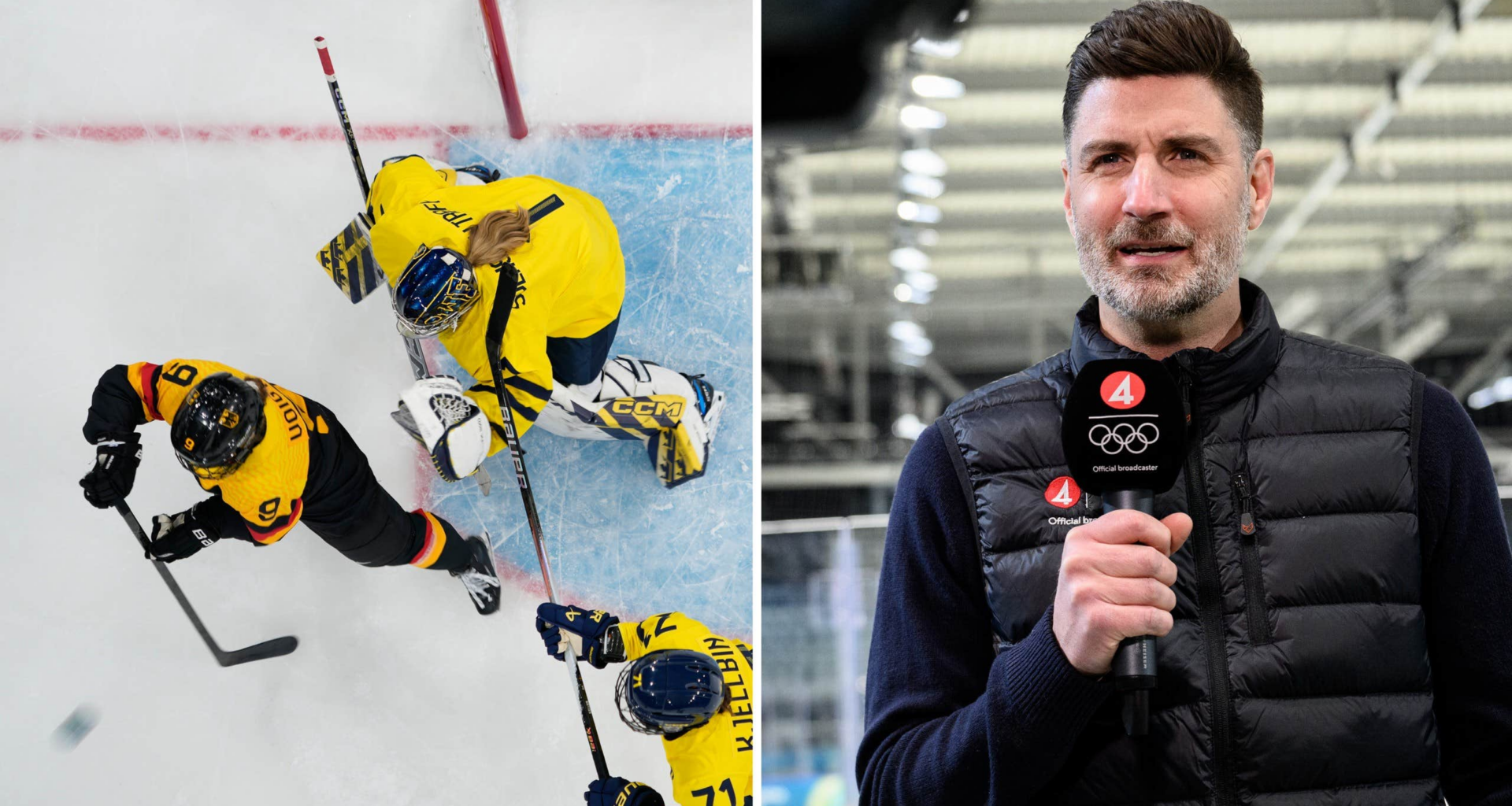 Ljudproblem i TV4 mitt under Sveriges premiär | OS