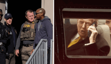 Trump pratade i telefon med FBI-agenter efter räd mot vallokal