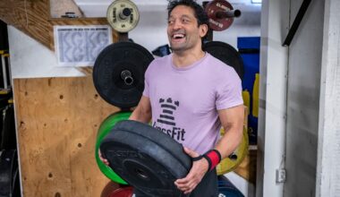 Rennie Mirro tränar för att orka vara en bra pappa