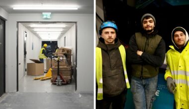 Arbetet pågår för fullt vid hockeyarenan i Milano – Hufvudstadsbladet