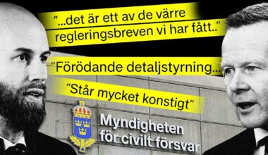 Tidigare spricka mellan myndighet och försvarsdepartementet.