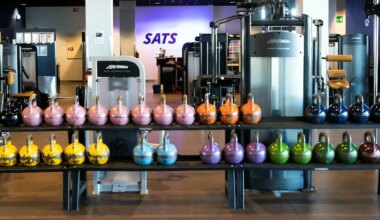 Efter olycka – Sats pausar träningsmaskin