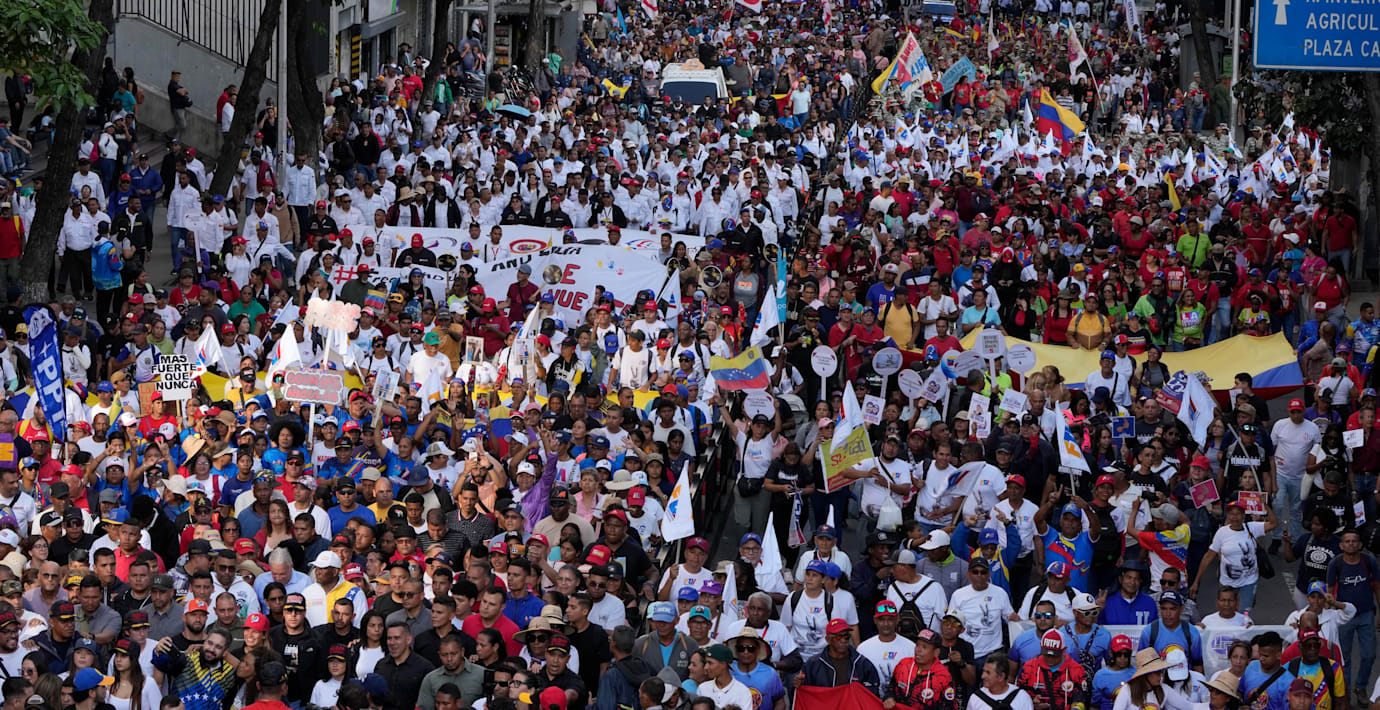 Protester i Venezuela – vill se Maduro frisläppt