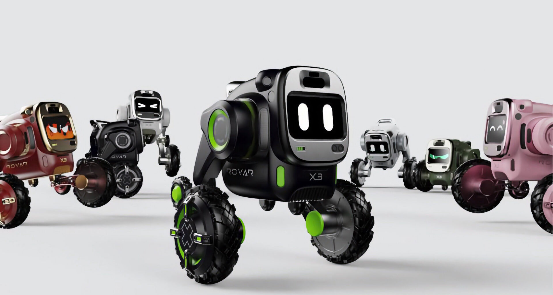 Roboten Rovar kan hänga med på dina utflykter. Sällskapsrobot som påminner om Wall-E.