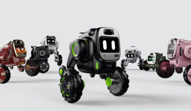 Roboten Rovar kan hänga med på dina utflykter. Sällskapsrobot som påminner om Wall-E.