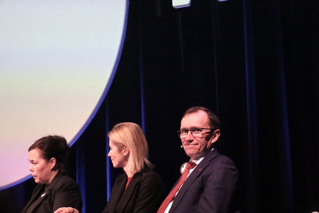 Utrikesministrar på rad: Vivian Motzfeldt, Kaja Kallas och Espen Barth Eide.