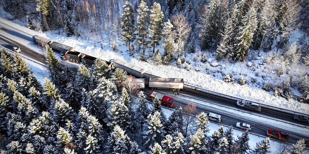 Man livshotande skadad efter olyckan
