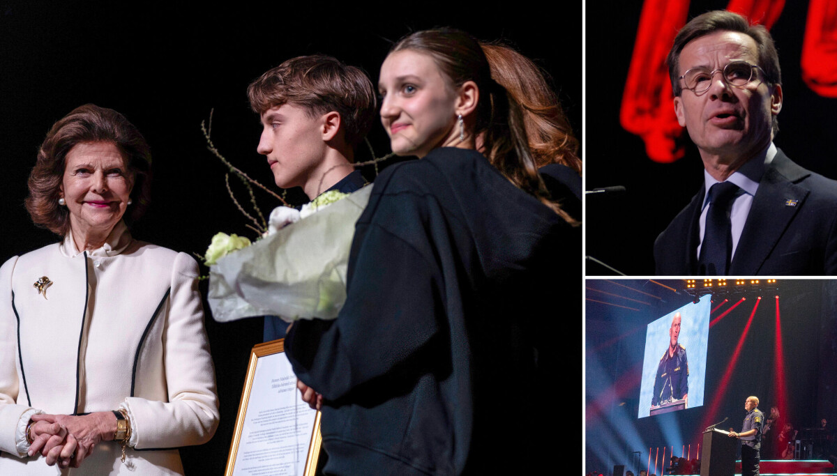 Drottningen, politiker och artister stod enade på Staksets gala mot våldet