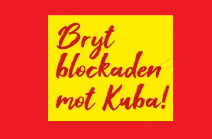 Uttalande från Svensk-Kubanska föreningen fördömer USA:s eskalering av blockaden mot Kuba