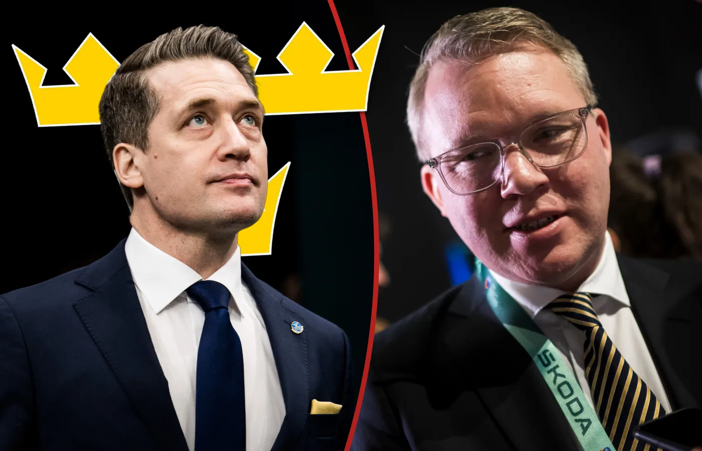 Sam Hallam. Anders Larsson. Tre Kronor.