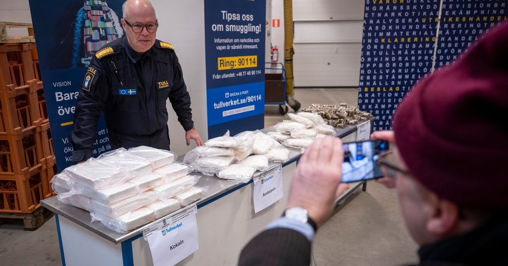 Rekordbeslag av narkotika: ”Extremt smugglingstryck" - Västerbottens-Kuriren