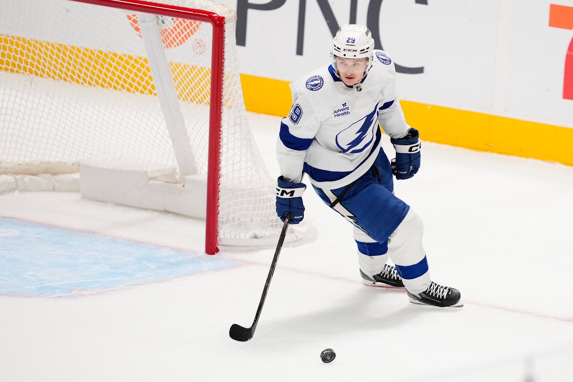 Pontus Holmberg stod för ett mål och en assist i Tampa Bays match. Bild från i januari.