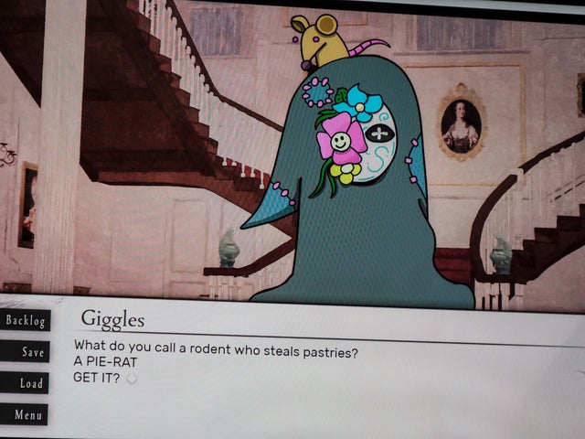 I det textbaserade novellspelet ”The masquerade of the damned” hade varje spelkutvecklare designat varsin karaktär.