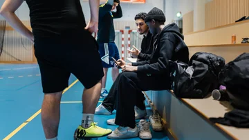 I början efter trippelmorde levde man i förnekelse, beskriver Jousef Merdas och Khalid Hamze.