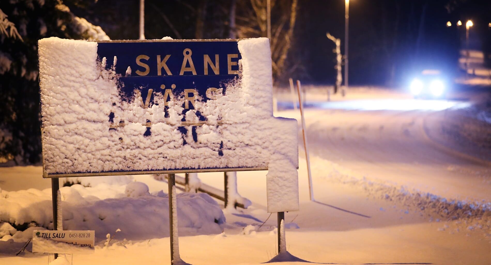 Varning för snökaos i Götaland