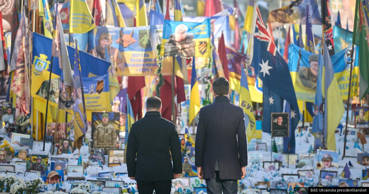 Ukraina och väst eniga om flerstegsplan vid ryskt brott mot eldupphör