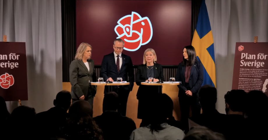 S presenterar valplattform – ”Går till val som ett förändrat parti”