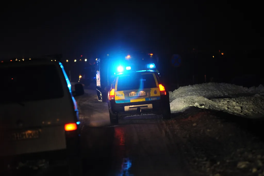 Pojke gripen för explosion i Brandbergen