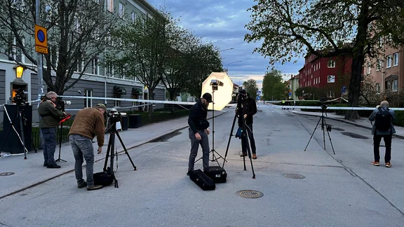 Trippelmordet i Uppsala på eftermiddagen före valborg blev en världsnyhet.