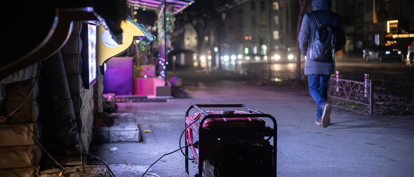 ”Varje generator är en liten seger över Rysslands terror”