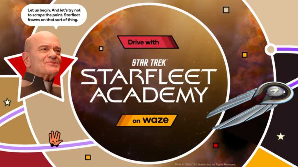 Waze Star Trek mode