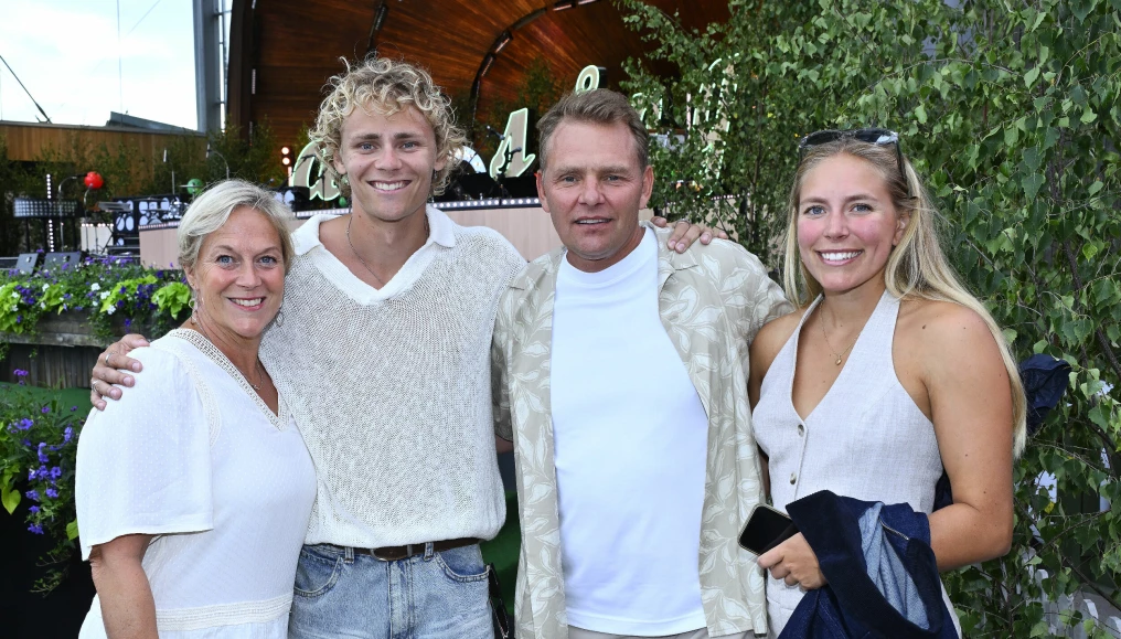 Sofia Åhman med familj