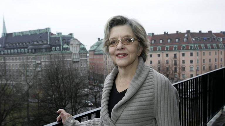 Kroatiska författaren Slavenka Drakulic fotograferad i Stockholm.