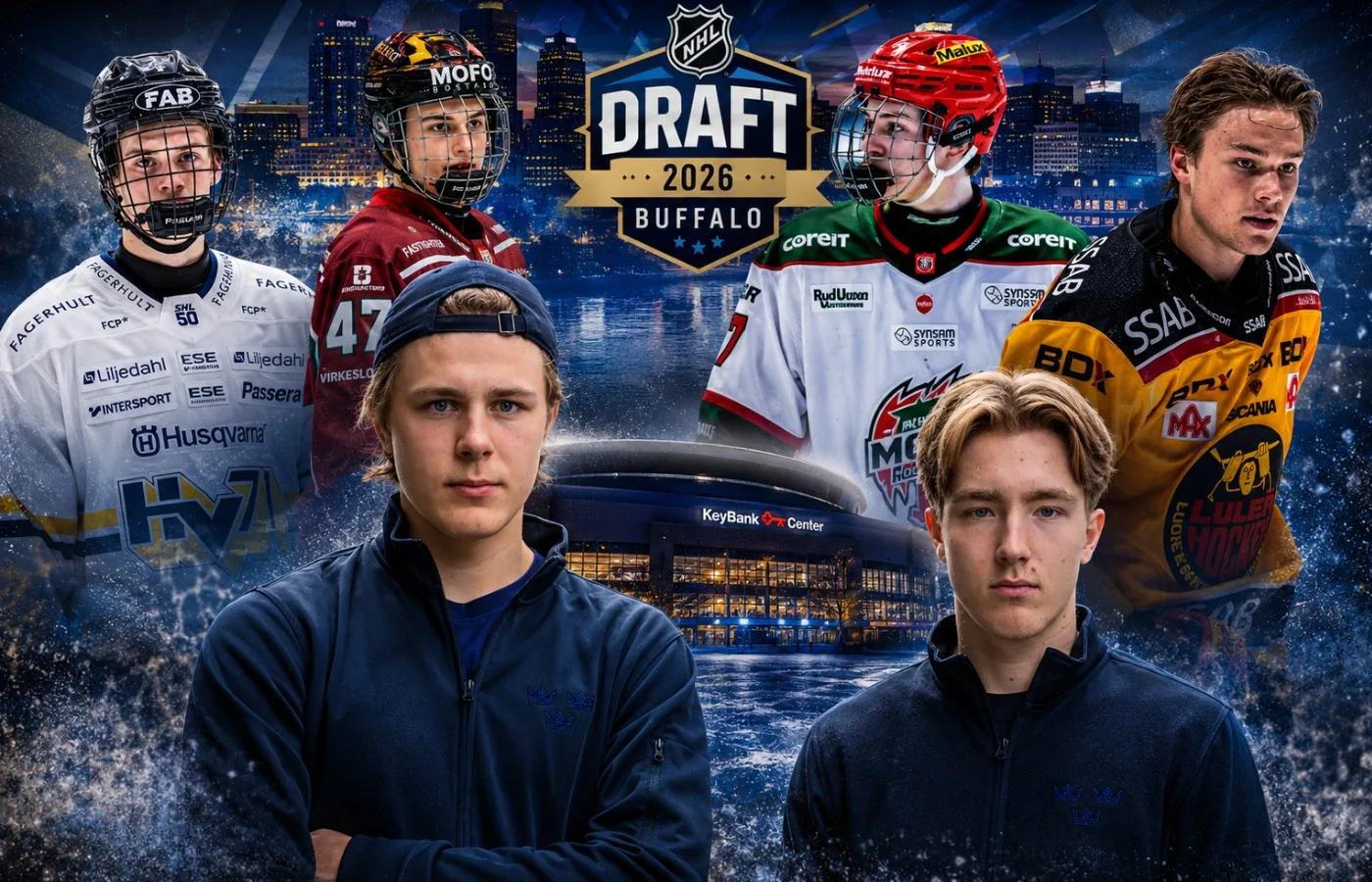 Mock Draft: Där hamnar Ivar Stenberg och Viggo Björck i NHL-draften 2026