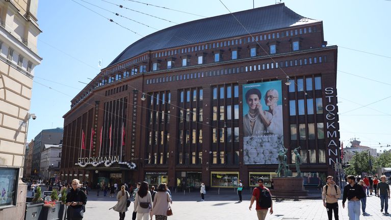 Stockmann fotat från Gamla Studenthusets riktning