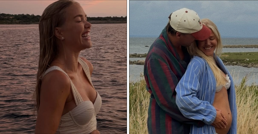 Moa Mattsson är gravid
