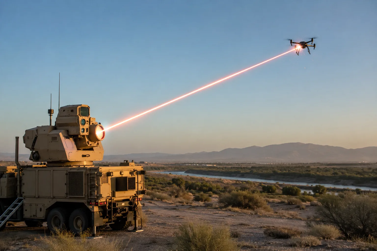 USA sköt ned kartelldrönare med laser vid gränsen